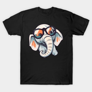 Adorable Elephants in Tears T-Shirt